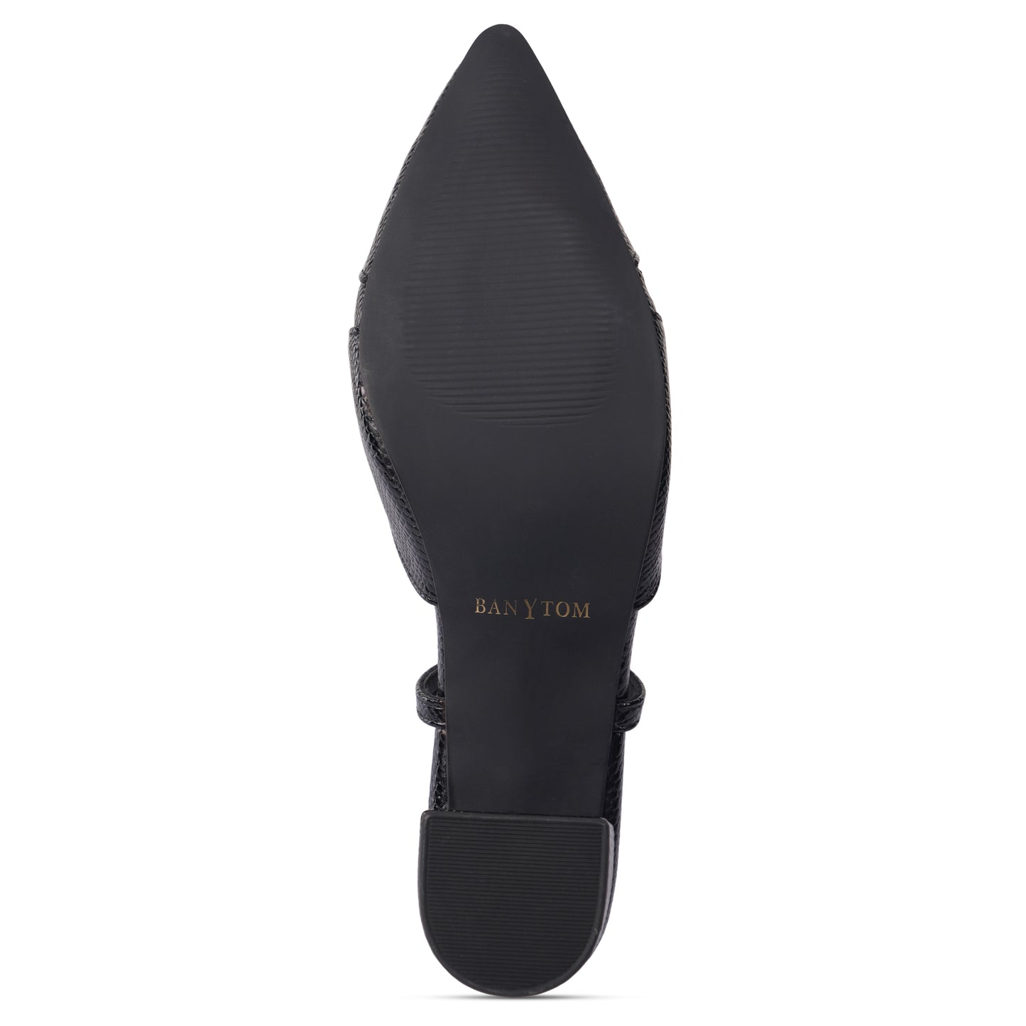 Alvia Serpentine Black Mamba Slingback Block Heel
