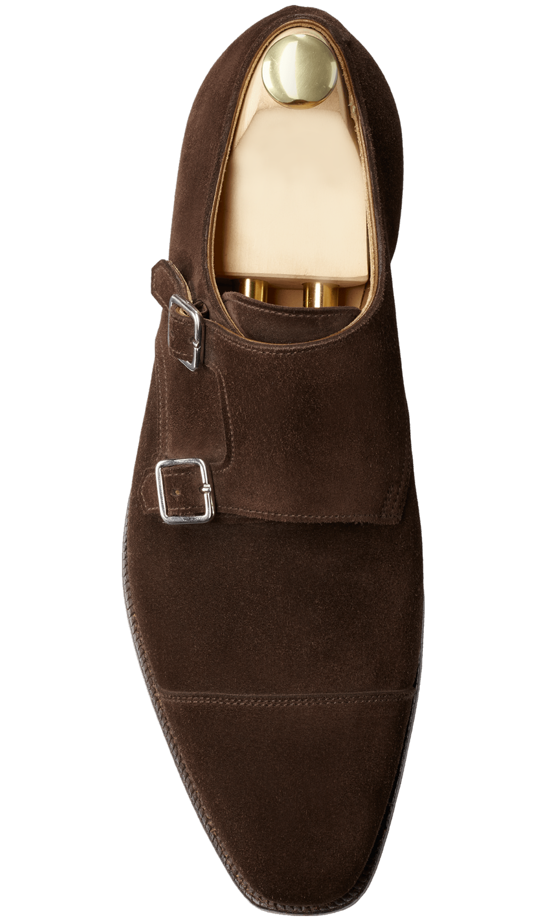 Lark Espresso Black Calf Suede