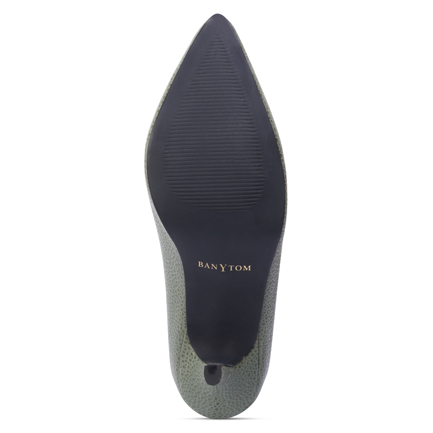 Velour Premium Bubble Texture Stilettos Pumps- Olive Green