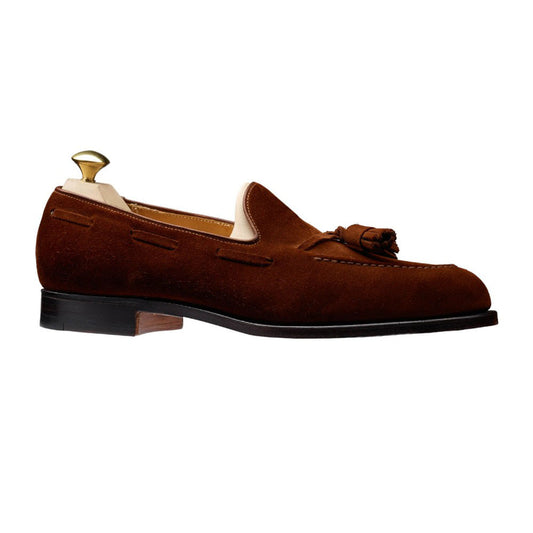 Caspar Polo Brown Calf Suede