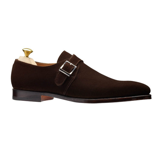 Morton Dark Brown Calf Suede