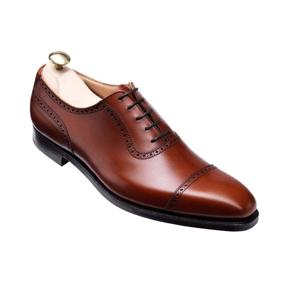 Cap Toe Chestnut Brown Leather / 10