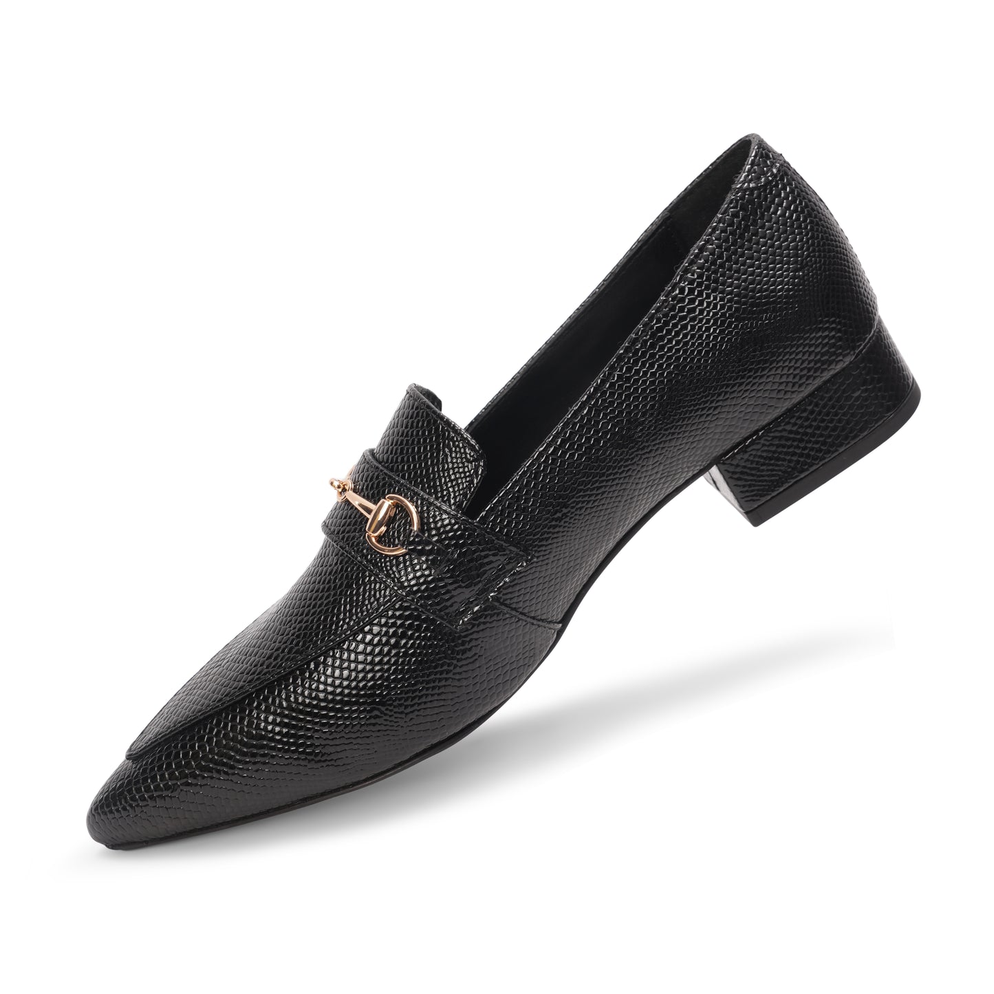 The Mamba Midnight Black Loafers Pointed - Toe