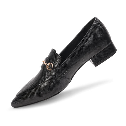 The Mamba Midnight Black Loafers Pointed - Toe