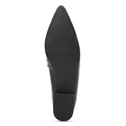 The Mamba Midnight Black Loafers Pointed - Toe