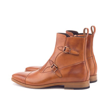 Load image into Gallery viewer, Classic Tan Leather Octavian Buckle boot
