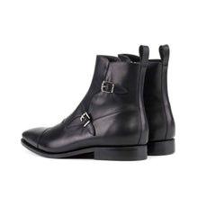 Load image into Gallery viewer, Black Crust Premium Classic Leather Octavian Buckle boot
