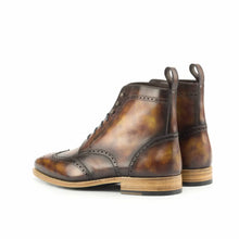 Load image into Gallery viewer, Fire Tabbacco finish Leather Brogue boot
