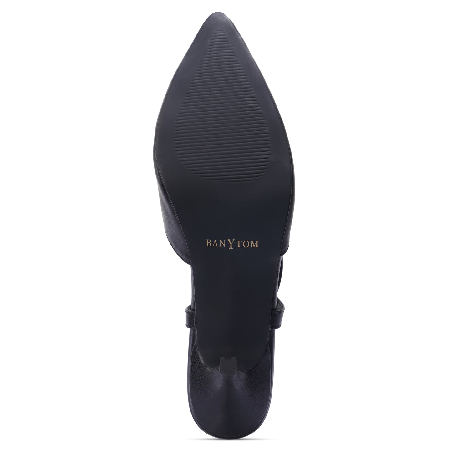 Silva Slingback Stilettos - Pointed Classic Black
