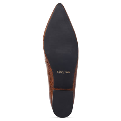 The Mamba Midnight Tan Double Tone - Loafers Pointed - Toe