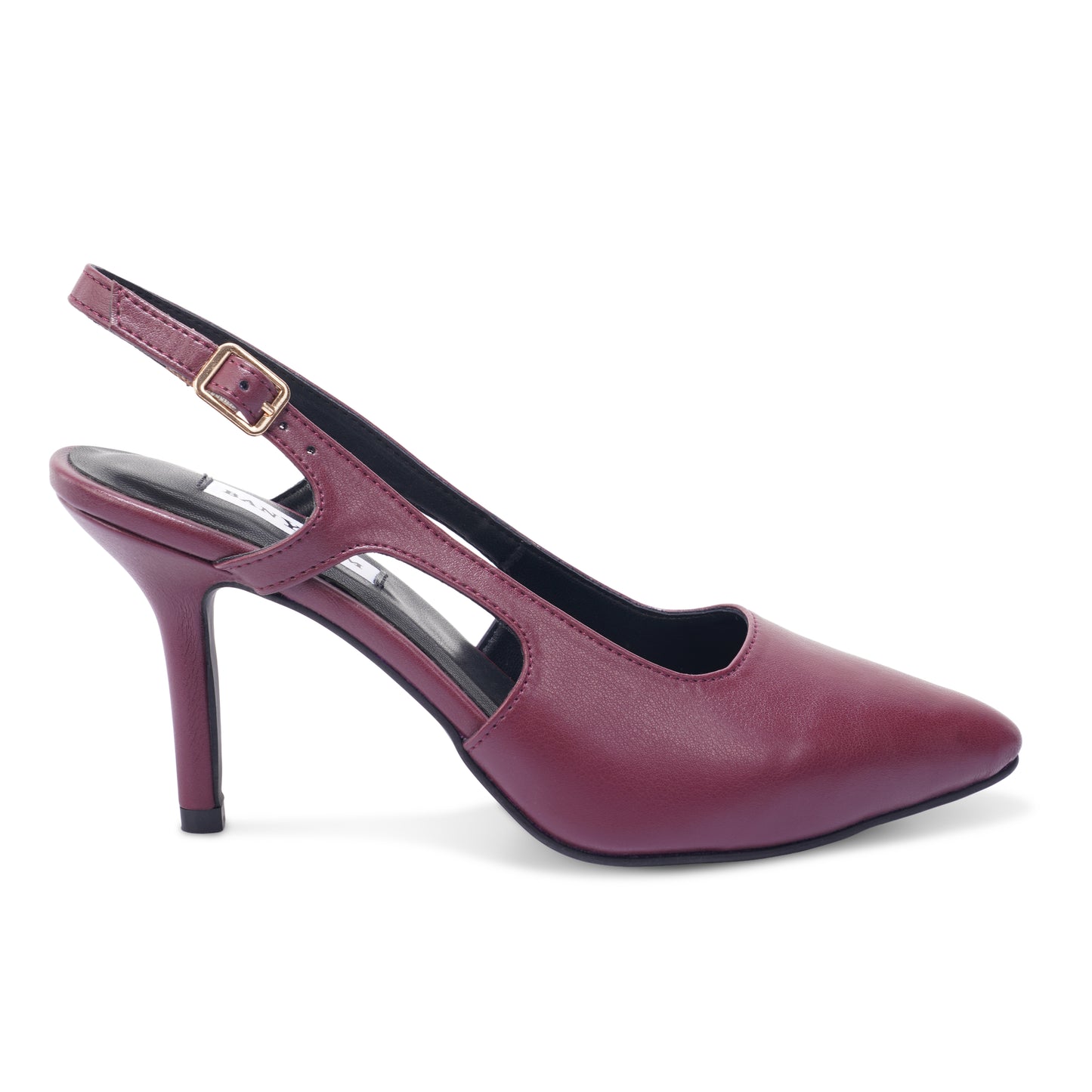 The Signature Pointed Slingback Stilettos - Maroon