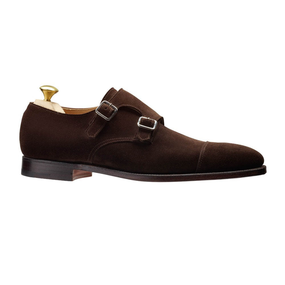 Lark Espresso Black Calf Suede
