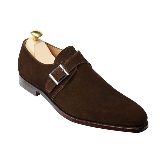 Morton Dark Brown Calf Suede