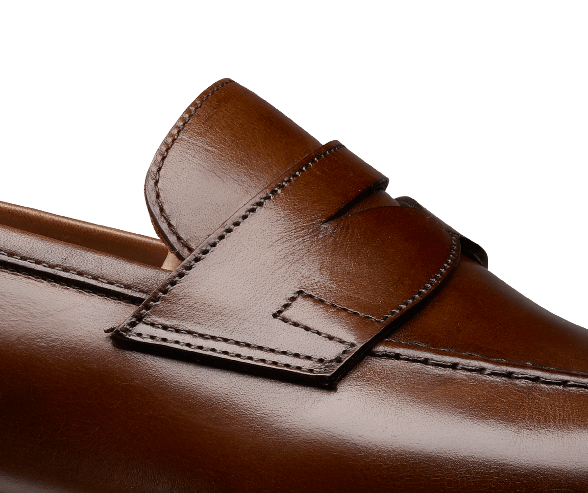 Shirley Dark Brown Burnished Calf
