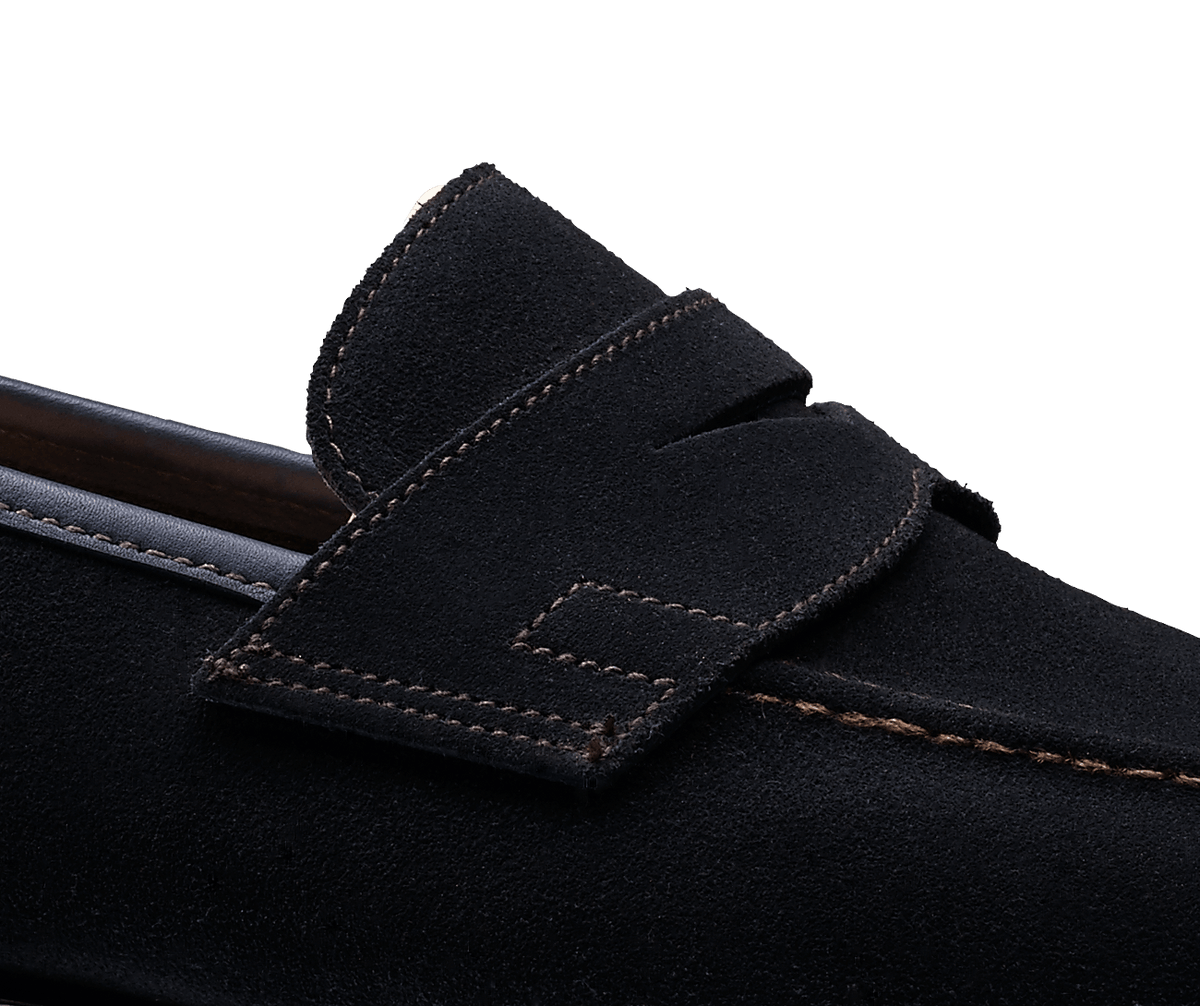 Taylor Navy Suede