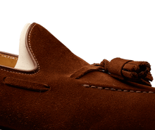 Load image into Gallery viewer, Caspar Polo Brown Calf Suede
